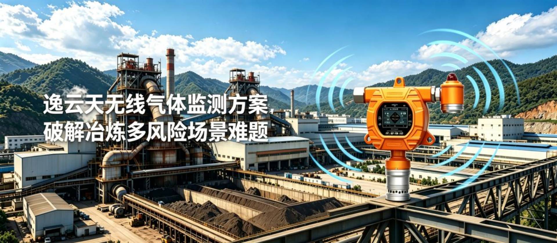 逸云天无线气体监测方案破解冶炼多风险场景难题