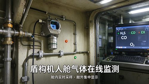 盾构机人舱气体监测应用案例|逸云天GTYQ-MIC-600-4-A守护密闭舱室作业安全
