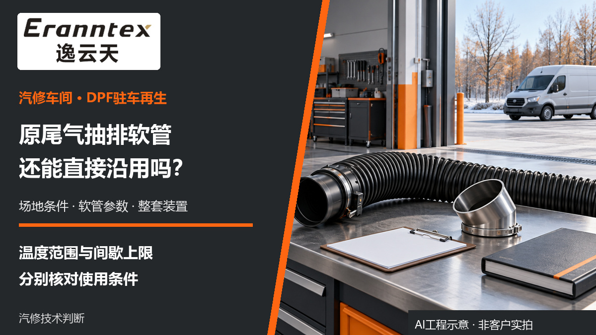 汽修车间做DPF驻车再生，原尾气抽排软管还能沿用吗？